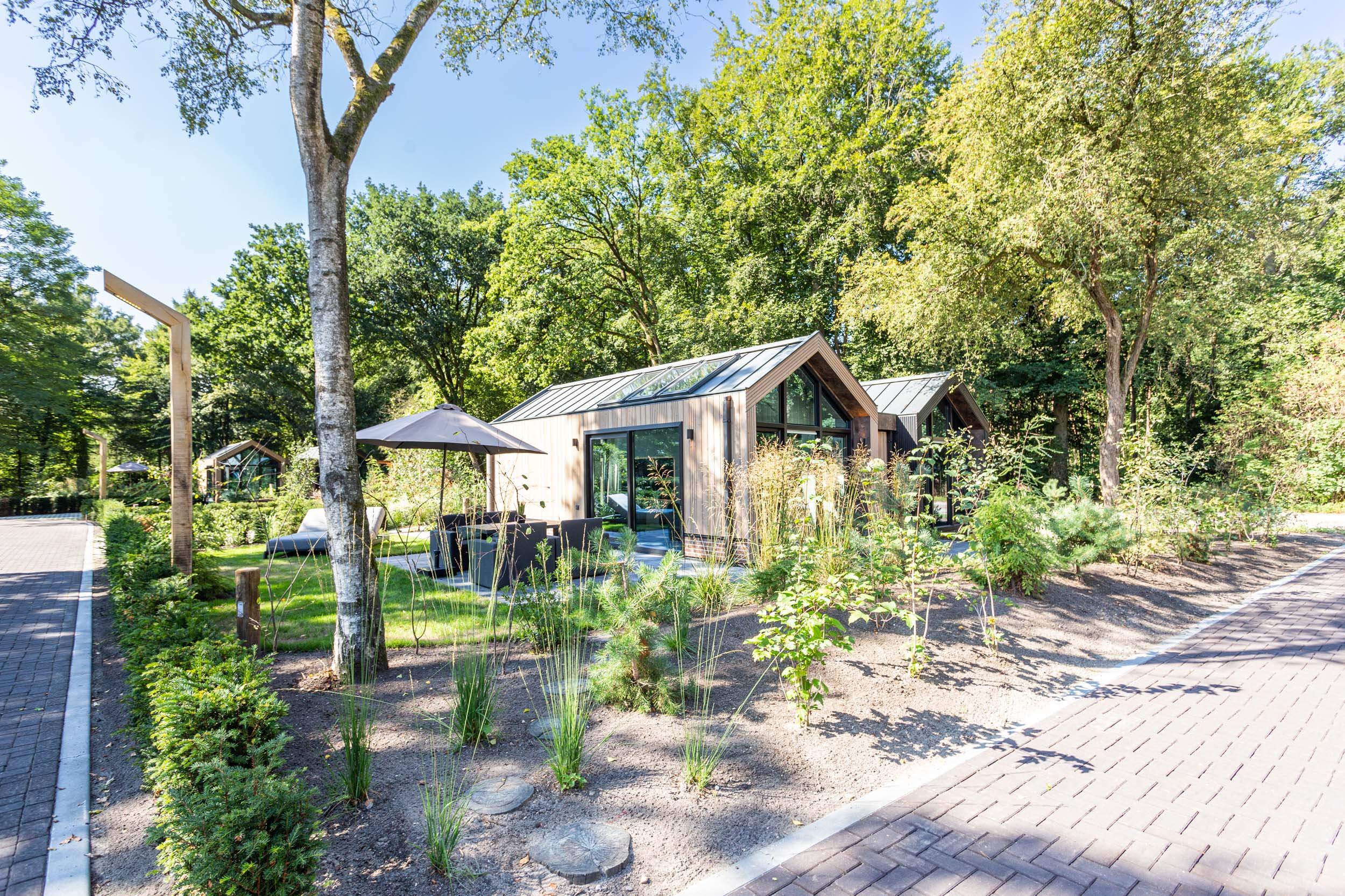 Residence Lage Vuursche - Lodge Royal Eco 4 personen - Exterieur - 3 - bewerkt