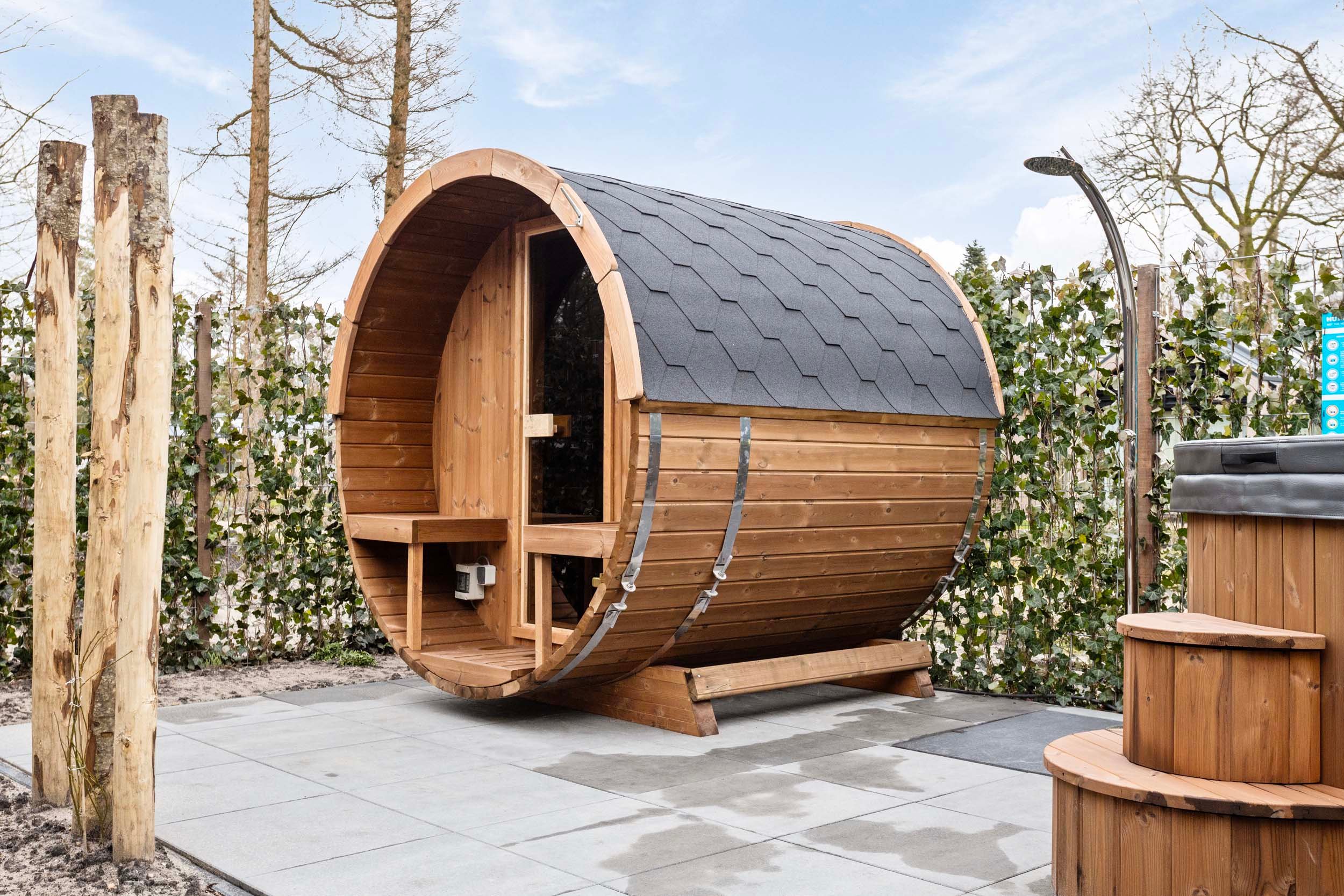 Bospark Ede - Lodge Royal Eco 6 personen wellness (Hottub) - F3 - Exterieur - Zibber - 9