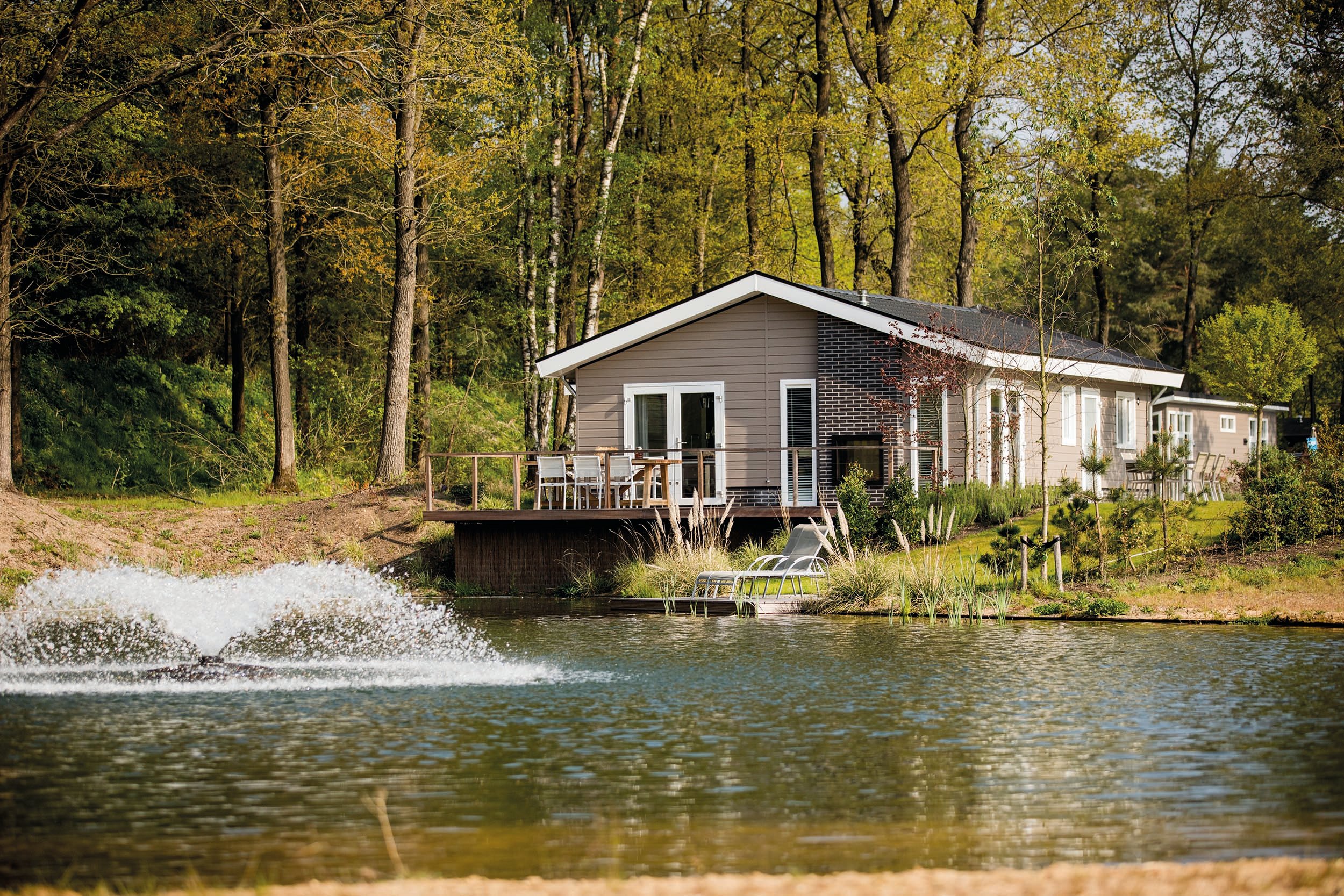 Recreatiepark Beekbergen - Leijhoeve Elite 4 personen wellness - 216 - Exterieur - 2