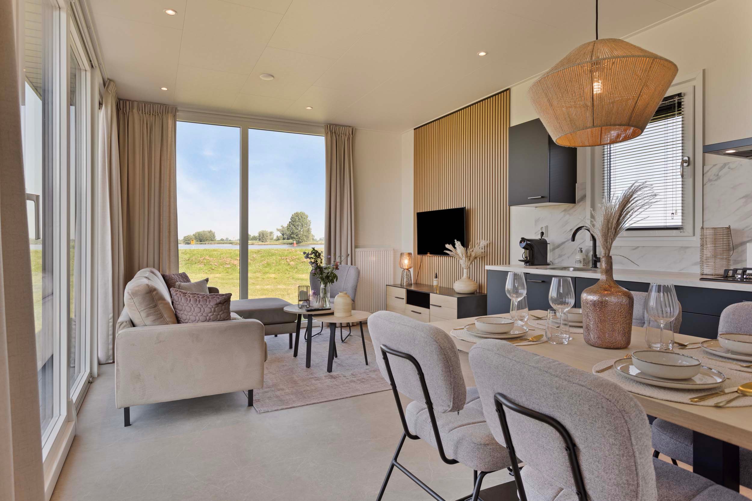 Resort Lexmond - Riviera 4 personen - Interieur - Woonkamer - 5