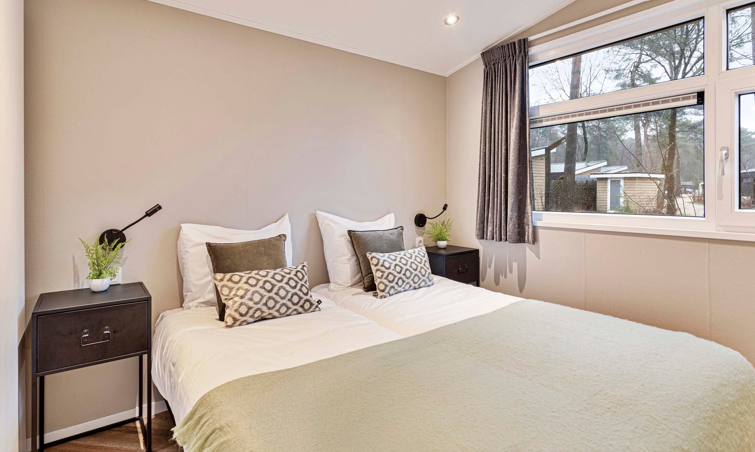 Resort de Brabantse Kempen - Bosvlucht 4 personen - 228 - Interieur - Slaapkamer - 2